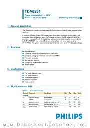 TDA8931T datasheet pdf Philips