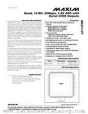 MAX1127EGK datasheet pdf MAXIM - Dallas Semiconductor