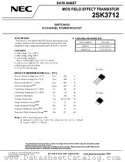 2SK3712-Z datasheet pdf NEC