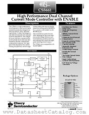 CS5661EDW16 datasheet pdf Cherry Semiconductor