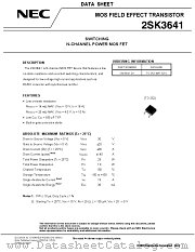 2SK3641-ZK datasheet pdf NEC