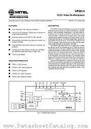 VP2614CGGPFR datasheet pdf Mitel Semiconductor
