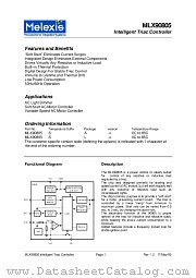 MLX90805SA-X datasheet pdf Melexis