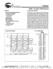 CYM1441PZ-35C datasheet pdf Cypress