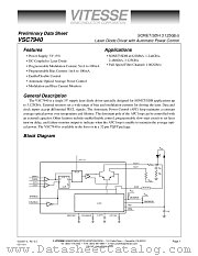 VSC7940W datasheet pdf Vitesse Semiconductor Corporation