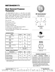 MBT3946DW1T2G datasheet pdf ON Semiconductor