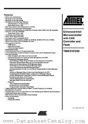 T89C51CC02CA-SISIM datasheet pdf Atmel