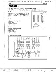 AN6870 datasheet pdf Panasonic