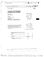 BUX37 datasheet pdf General Electric Solid State