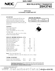 2SK3740-ZK datasheet pdf NEC
