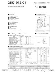 2SK1012-01 datasheet pdf Fuji Electric
