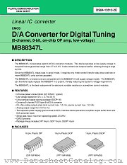 MB88347LPFV datasheet pdf Fujitsu Microelectronics