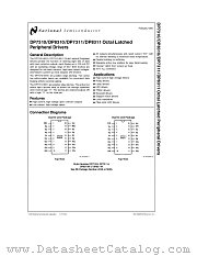 DP7311J datasheet pdf National Semiconductor