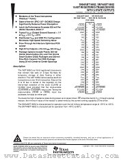 74ABT16952DGGRE4 datasheet pdf Texas Instruments