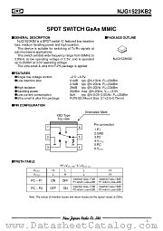 NJG1523KB2-C3 datasheet pdf New Japan Radio