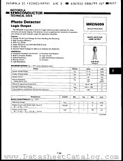 MRD5009 datasheet pdf Motorola