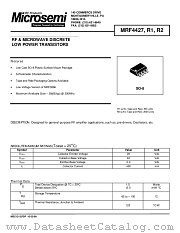 MRF4427R1 datasheet pdf Microsemi