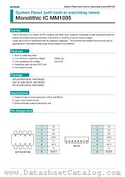 MM1095 datasheet pdf Mitsumi Electric