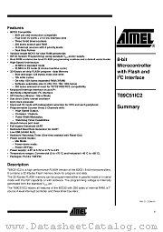 T89C51IC2-SLSCM datasheet pdf Atmel