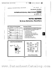 10TQ030 datasheet pdf International Rectifier