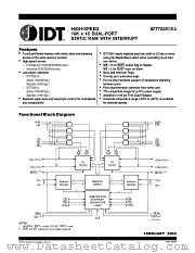 IDT70261L25PFI datasheet pdf IDT