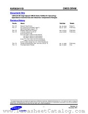 K6R3024V1D-HI09 datasheet pdf Samsung Electronic