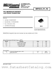 MRF5812R2 datasheet pdf Microsemi