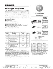MC14175BF datasheet pdf ON Semiconductor