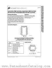 54LS160AFMQB datasheet pdf National Semiconductor