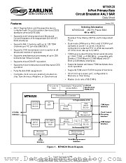 MT90520AG datasheet pdf Zarlink Semiconductor