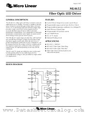 ML4632CS datasheet pdf Micro Linear