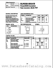 BUK638-800A datasheet pdf Philips
