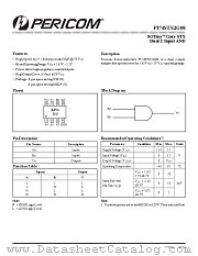 PI74STX2G08 datasheet pdf Pericom Technology