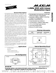 MAX2754EUA datasheet pdf MAXIM - Dallas Semiconductor