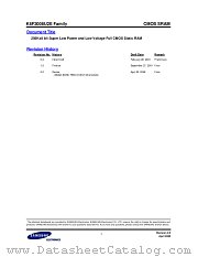 K6F2008U2E-EF70 datasheet pdf Samsung Electronic