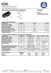 CMBT8050D datasheet pdf Continental Device India Limited