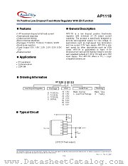 AP1118T12LA datasheet pdf Anachip