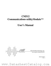 CM312 datasheet pdf etc
