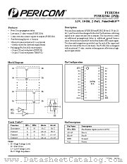 PI3B3384 datasheet pdf Pericom Technology