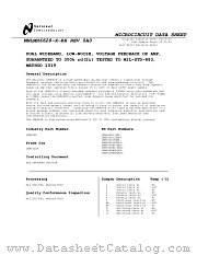 LMH6628WGFQMLV datasheet pdf National Semiconductor