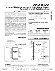 MAX221ECAE datasheet pdf MAXIM - Dallas Semiconductor