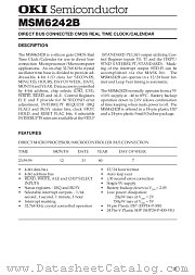 M6242B datasheet pdf OKI electronic componets