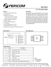 PI6C2305-1HW datasheet pdf Pericom Technology