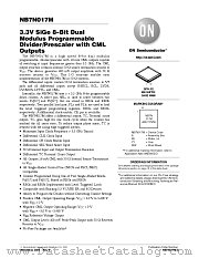 NB7N017M datasheet pdf ON Semiconductor