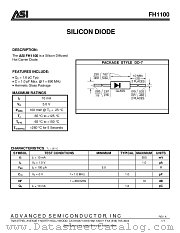 ASIFH1100 datasheet pdf Advanced Semiconductor