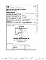 DS75107AN datasheet pdf National Semiconductor