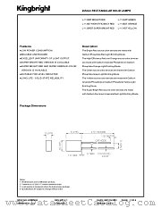 L-113SRDT datasheet pdf Kingbright Electronic