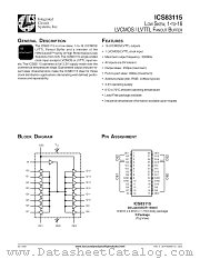 ICS83115BRLF datasheet pdf Integrated Circuit Systems