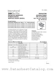 IRHNA54064 datasheet pdf International Rectifier