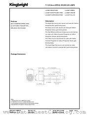 L433IDT datasheet pdf Kingbright Electronic
